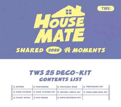 TWS 2025 DECO KIT Official Goods /Book+12 Card+7 Sticker+8 Photo+