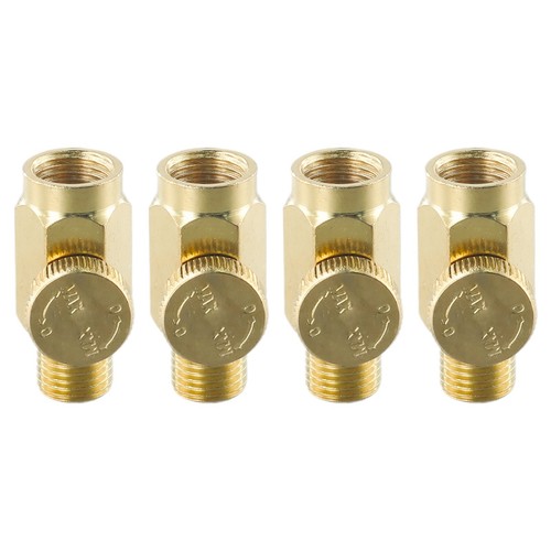 Inline Regulator 4PCS Brass Air Pressure Valve Tool Easy and Precise