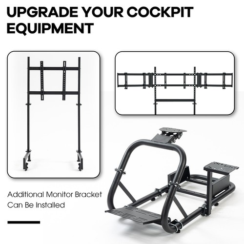 Zootopo Simulatore Di Corsa Cockpit Con TV Stand Seat Logitech G29 G920 G923 - Imagen 13 de 43