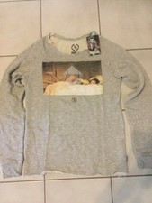 Boom Bap Damen Pullover Hoodie Sweatshirt Gr.M Baumwolle hellgrau