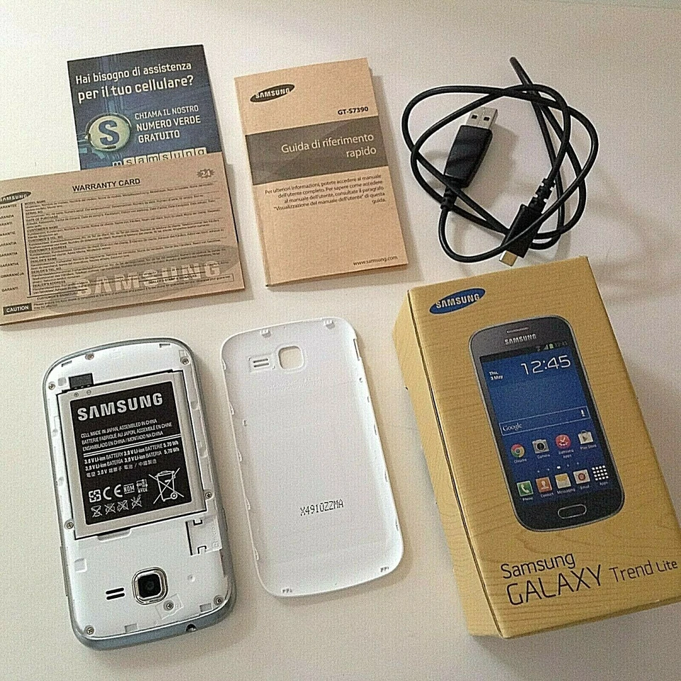 Cellulare SAMSUNG GT-S7390 Trend Lite in confezione originale, garanzia, VINTAGE - Immagine 2 di 4