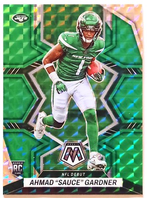 Ahmad Sauce Gardner 2022 Panini Mosaic RC Green Mosaic Prizm Color Match #289