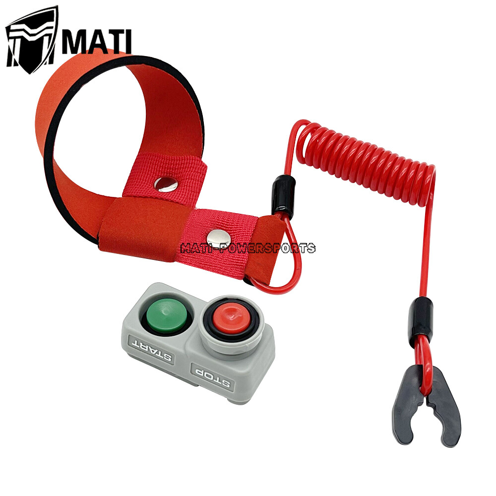 Safety Tether Lanyard Kill Stop Switch for Kawasaki JS750 Jet Ski