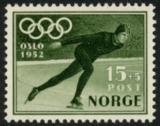 Norway 1951 (NK 407) - Olympiske Vinterleker Oslo 1959 15 øre - MNH/XX