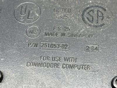 Official Genuine OEM 251053-02 Commodore 64 C64 4-Pin Power Supply