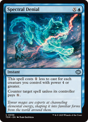 x4 Spectral Denial TDM Tarkir Dragonstorm MTG 58 UNCOMMON M/NM 4x
