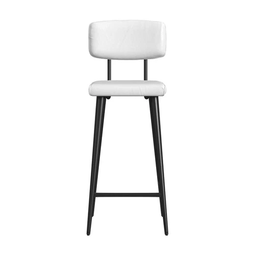 Butler Specialty Company Saddle Leather Rectangular 26" Counter Stool - White - Picture 3 of 7