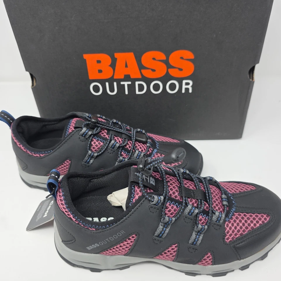 Zapatillas de deporte Bass para exteriores para mujer 8M Hawthrown rosa Aqua malla remolque parte inferior nuevas con caja Foto 3 de 4