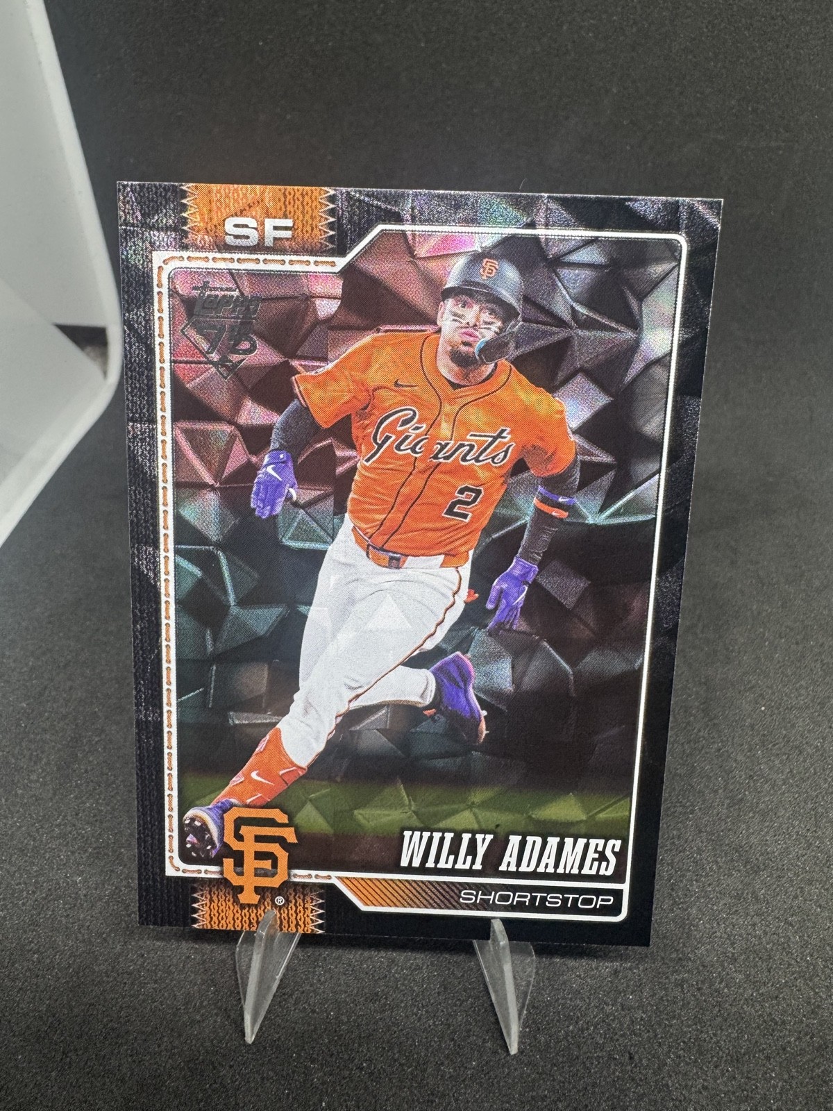 2026 Topps Series 1 - Willy Adames #267 Black Diamante Foil /10
