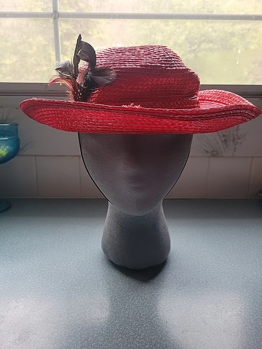 Feather 1980s Vintage Hats for Women for sale | eBay display picture 3