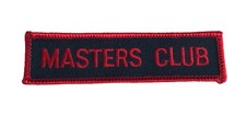 Masters Club Patch - Embroidery Style - Cotton 4" Martilla Arts New
