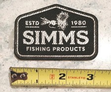 Simms Fishing Product Morale Patch From "The Madison" TV Show - Hook & Loop