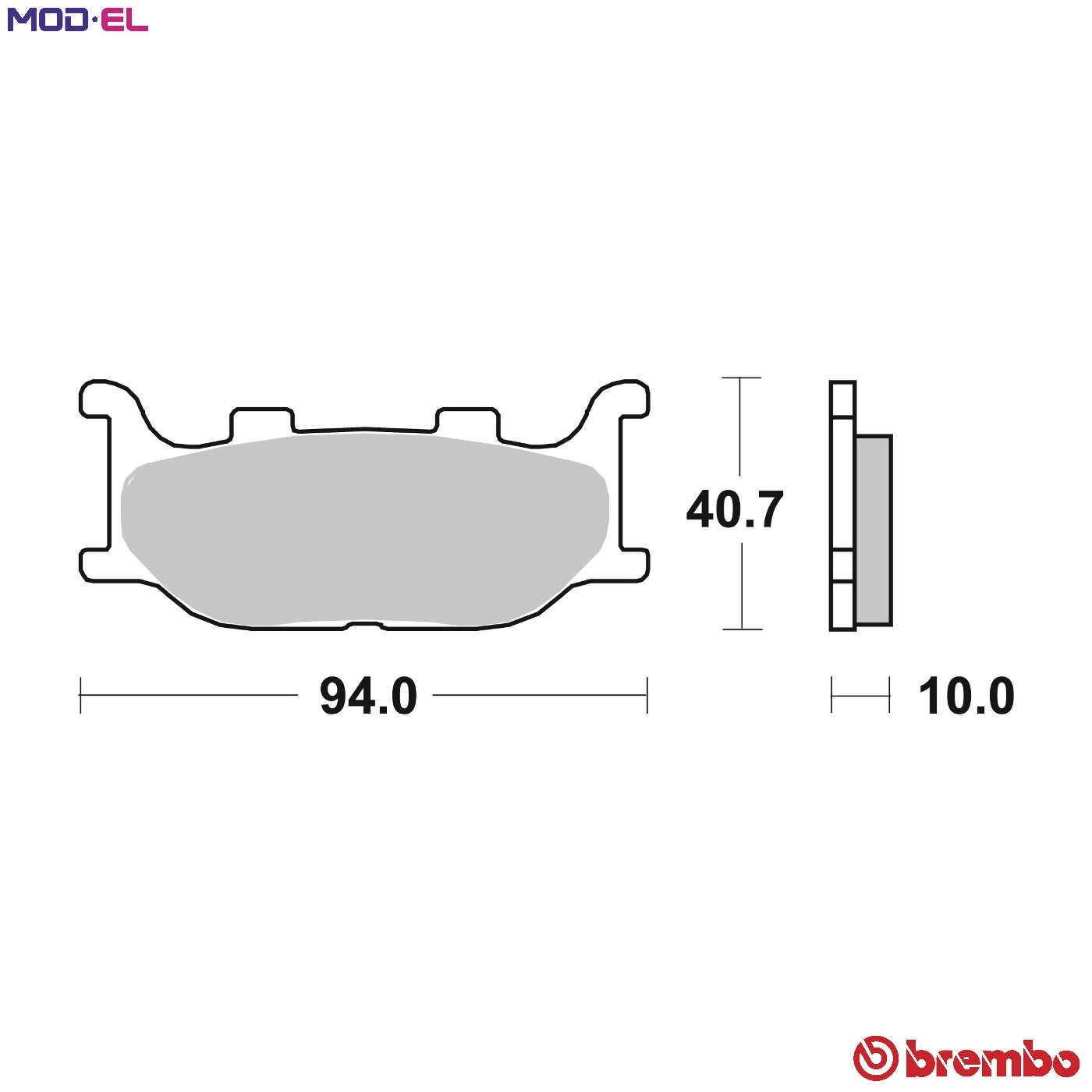LA brake pad Fit Yamaha XJ6 600 F 2009-2016 Brembo Raod Front 07YA34LA Sintered - Image 27