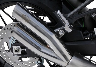 HURRIC PRO 2 Auspuff RETRO poliert silber Kawasaki Z 900 RS 2018-2025