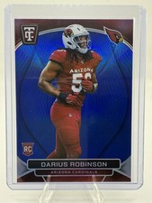 2024 Panini Totally Certified #118 Darius Robinson Mirror Platinum Blue /149 RC