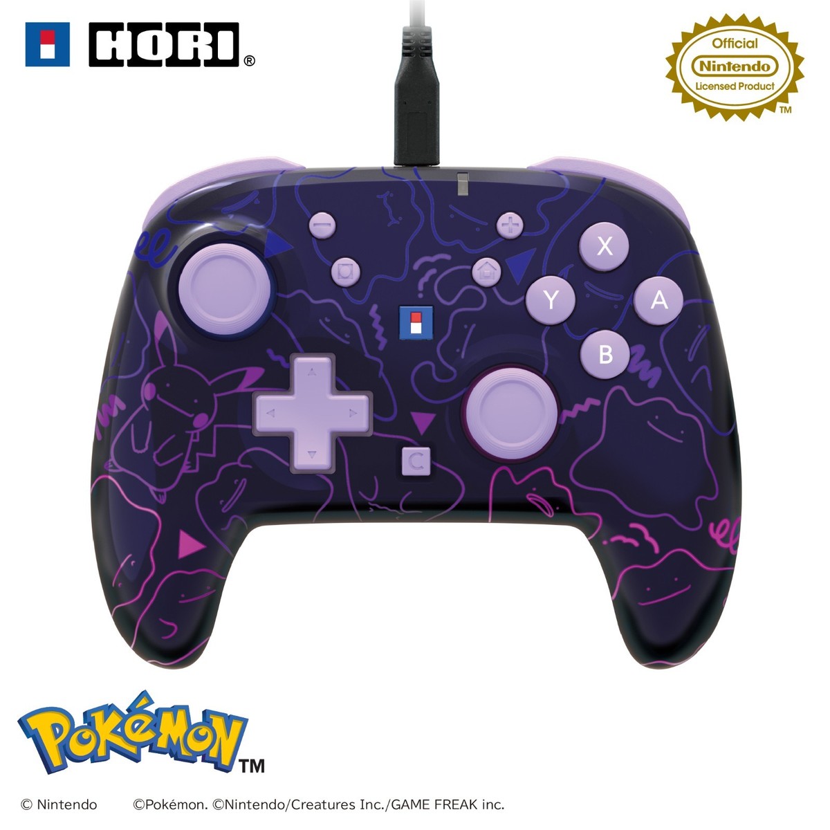 Pokemon HORI Nintendo Switch 2 Wired Controller Pad Turbo Ditto