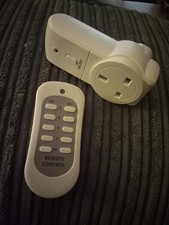 Remote Control Socket | White Remote Control Plug UK | Pack of 1 | SREMSOC1PK3