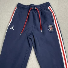 Paris Saint-Germain Pants Mens Large Blue Nike Jordan PSG Sweatpants Jogger