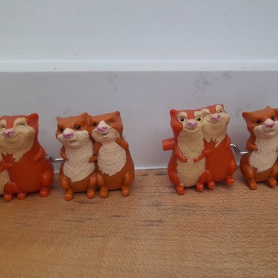 McDonalds Happy Meal Spielzeug (2012) Ice Age 4 Continental Drift - Hyrax x2