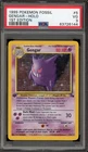 Pokemon Gengar Fossil 1st Edition Holo Rare #5 PSA 3