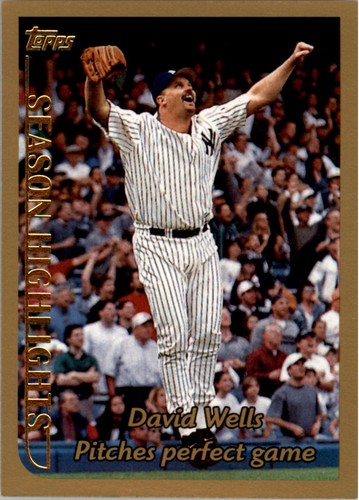 David Wells #200 1999 Topps card