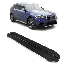 Trittbretter Seitenschweller f�r BMW X1 F48 2015-2022 Aluminium Schwarz Silber