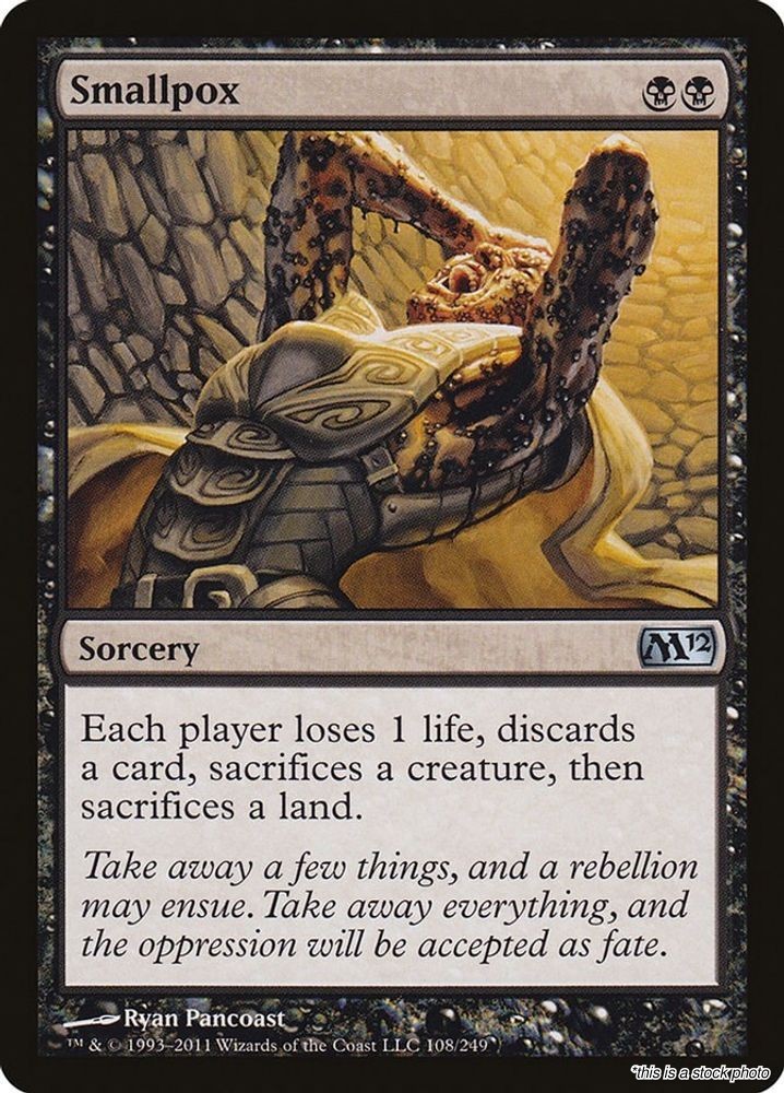 Smallpox Magic 2012 (M12) M12 108 Uncommon NM