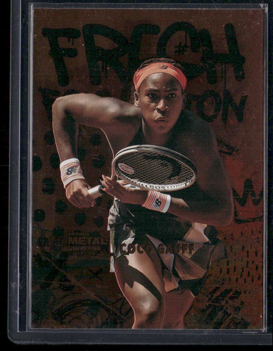 2021 SkyBox Metal Universe Champions #FF8 Coco Gauff Fresh Foundation Copper
