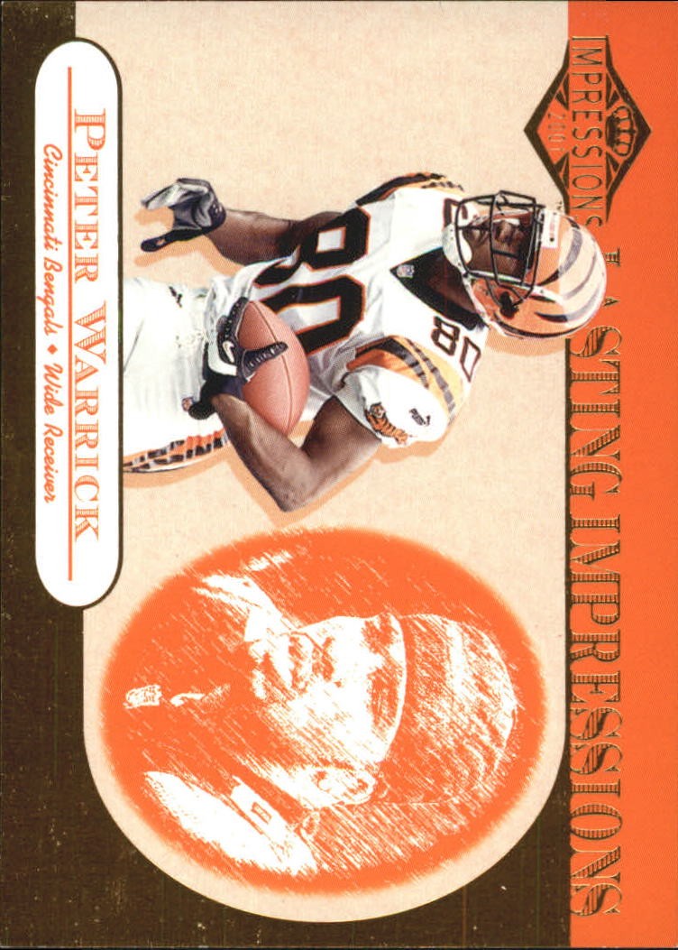 2001 Pacific Impressions Lasting Impressions #2 Peter Warrick - FB
