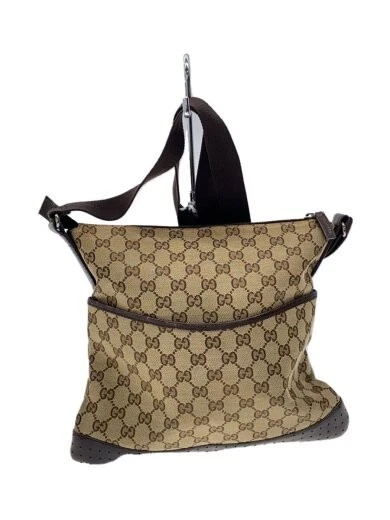 Sac bandoulière GUCCI GG toile BRW motif total du Japon sac femme