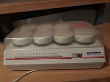 Joghurtbereiter severin gebraucht mit kleinen Gläschen  und Joghurt ferment