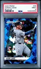2025 Panini Prizm Aaron Judge Blue Ice Prizm Parallel Card #26!  PSA 9!