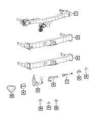 Genuine Mopar Trailer Hitch Plug 68328210AA