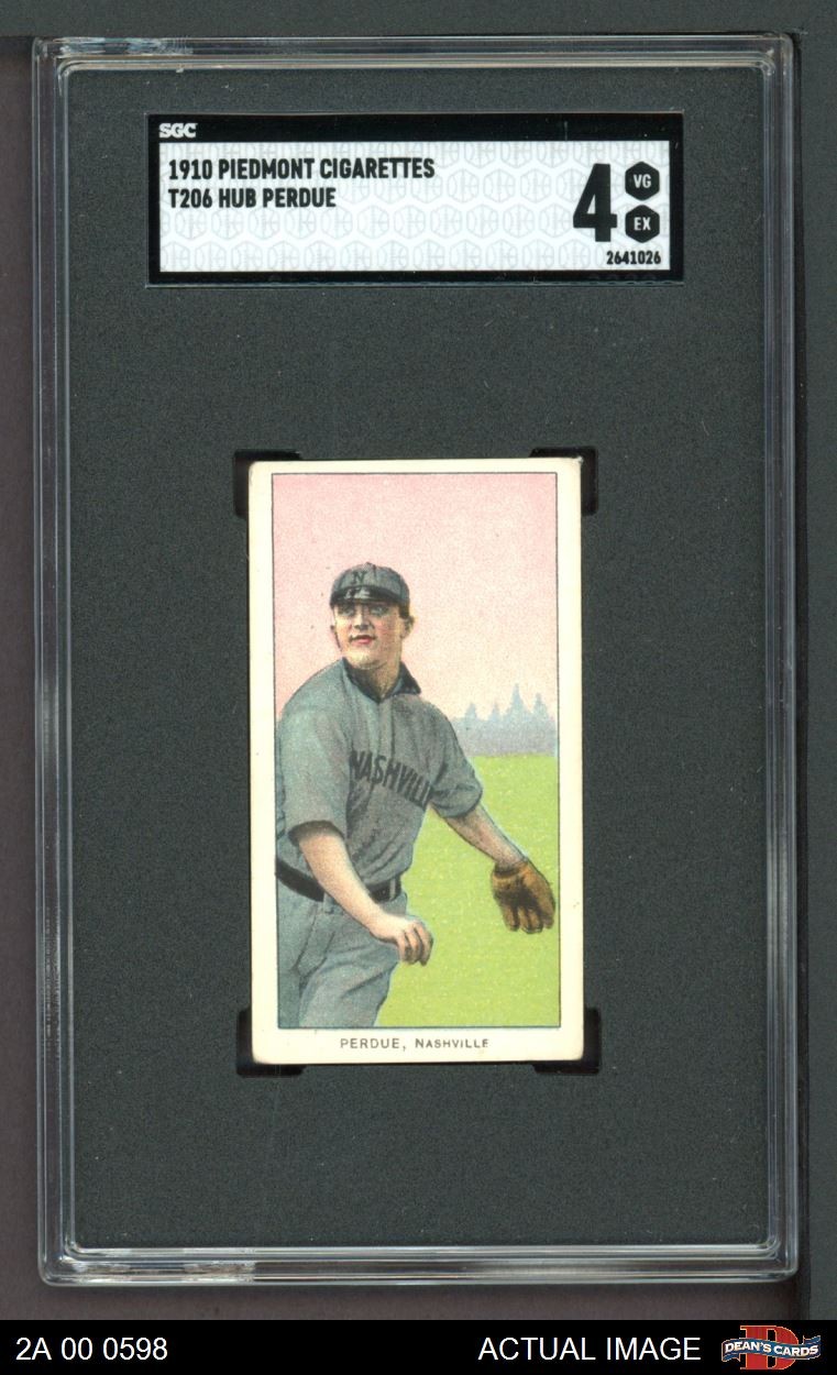 1909 T206 Hub Perdue Southern Association - Nashville SGC 4 - VG/EX