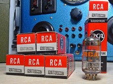 Konvolut 6x Röhre RCA 12AT7 = ECC81 ungebraucht / NOS
