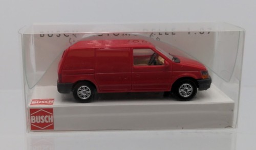 Furgoneta Dodge Ram Busch 44650 escala HO roja | Zustand: New