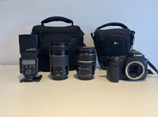 Canon 60D Bundle, Body, 17-85 lens, 75-300 lens, 430 OEXii Flash, 2 bags + strap