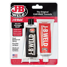 J-B Weld 8281 Professional Size Steel Reinforced Epoxy Twin Pack - 10 oz. Grey