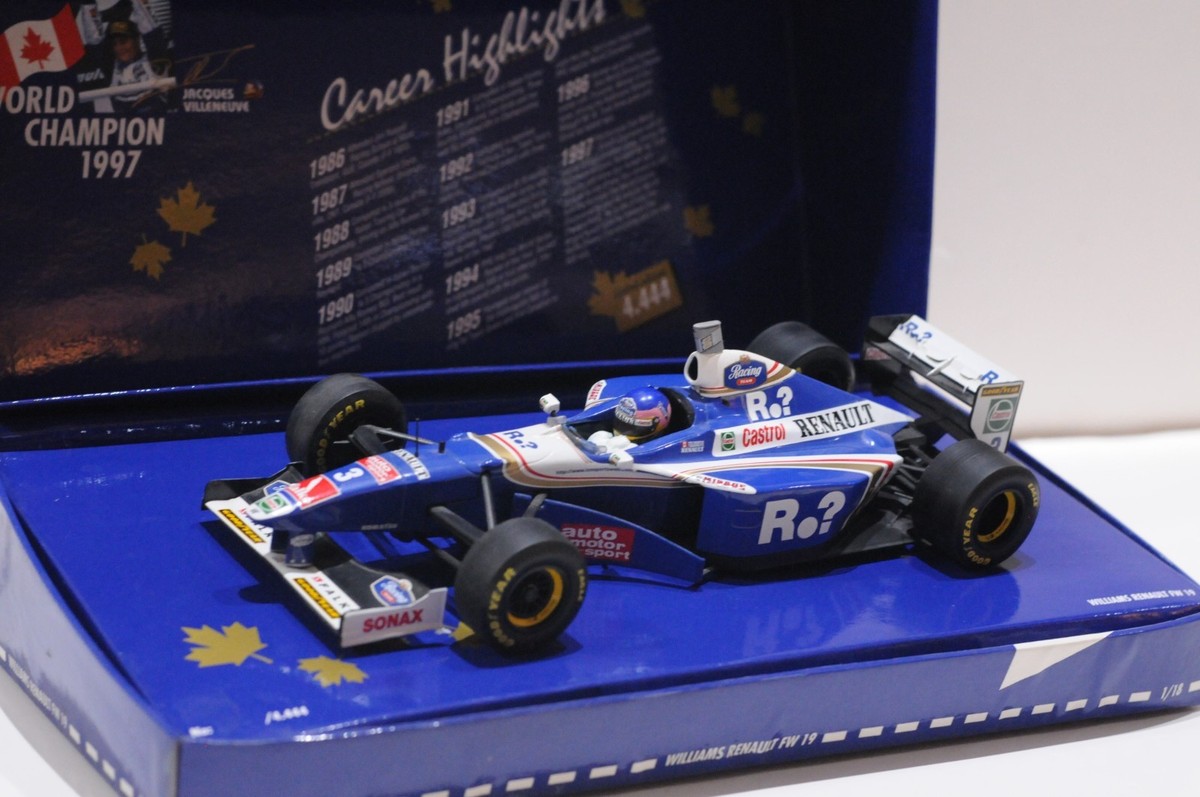 MINICHAMPS WILLIAMS RENAULT FW19 WORLD CHAMPION 1997 J. VILLENEUVE