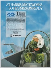 Harris Vintage 1987 Air Force MATE Modular Test Equipment Print Ad