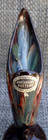 DRYDEN BIRD OF PARADISE BUD VASE FANTASTIC COLORS ARKANSAS POTTERY WITH LABEL — photo 2