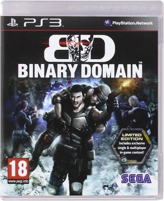 Binary Domain Limited Edition Sony PlayStation 3 C/mit Handbuch Kostenloser Versand UK