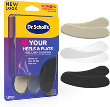 Dr. Scholl'S Foam Heel Liners Inserts Helps Prevent Uncomfortable Shoe Rubbing a