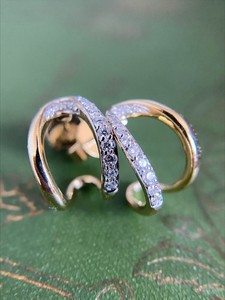 Authentic Daily Wear Women's Earring 2Ct Round Cut VVS1 Moissanite 14K Yellow Gold Plated
