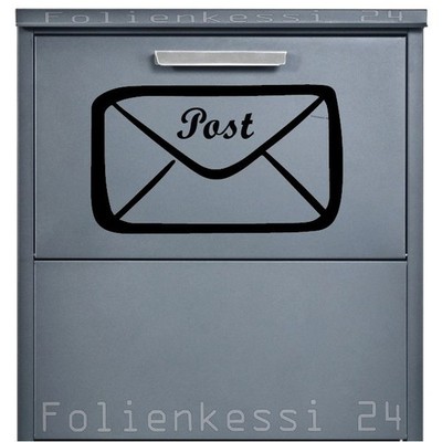 Aufkleber Briefe Post DHL GLS DPD Hermes Briefkasten Viele Farben PX004