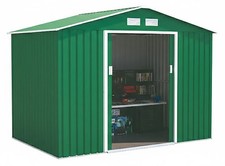 Casetta da Giardino 2 ante Acciaio 277x195x203 cm Verde Confine