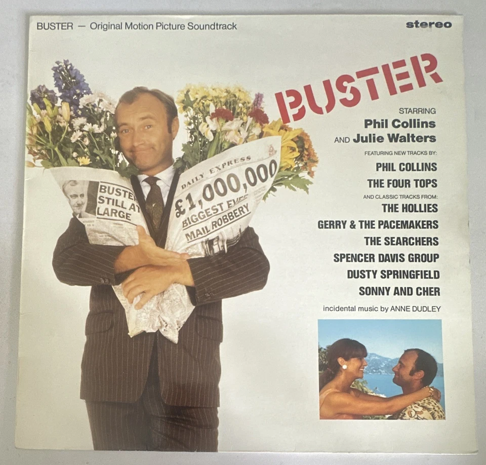 Buster - Original 1988 Motion Picture Soundtrack Vinyl LP Album Record EX / EX - Image 2 of 4