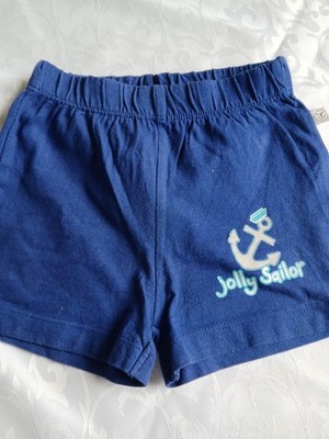 Jungen  Shorts ,Liegelind  NKD, Gr:80, blau  Jolly Sailor  ,Baumwolle 40°
