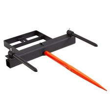 1600lb 39in Hay Spear & 2x17.5in Stabilizer Spears & 60in Chain & Quick Attach