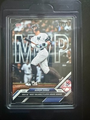 2024 Topps Now Off-Season Award Winners Aaron Judge #OS-5 Black /99 In M1nt Case